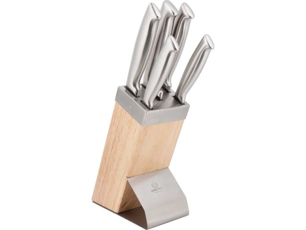 KingHoff KITCHEN KNIVES SET IN THE KINGHOFF BLOCK KH-3461