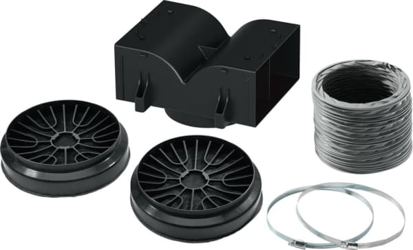 Bosch DWZ1EK1U1, Resirkulasjonsmodul, Sort, Grå, Bosch, 1,7 kg, 1 stykker, 260 mm Sort, Grå