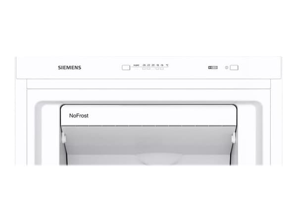 Siemens iQ300 GS29NVWEP - Fryser - stående - bredde: 60 cm - dybde: 65 cm - høyde: 161 cm - 200 liter - Klasse E - hvit