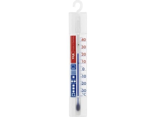 TFA-Dostmann 14.4000, Væskebasert miljøtermometer, Innendørs, Hvit, °C, 24 mm, 135 mm