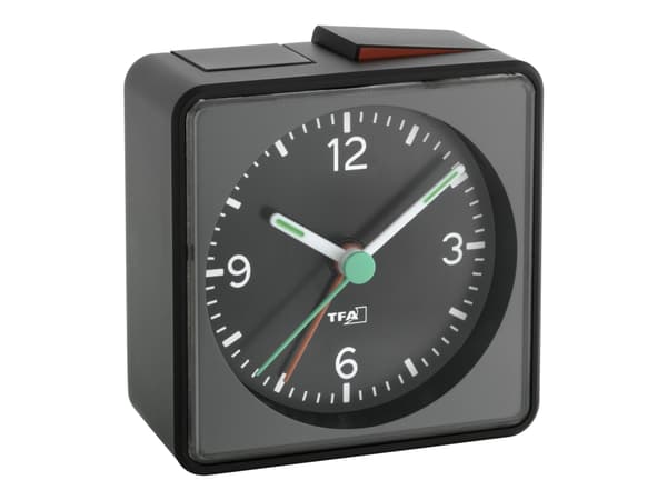 TFA Push - Alarmklokke - kvarts - skrivebord