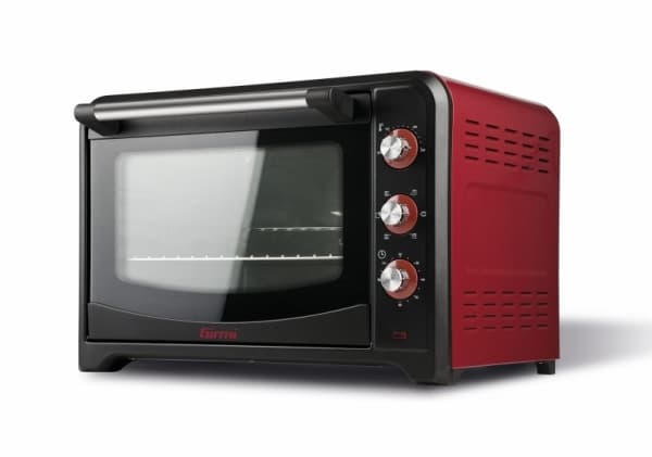 Girmi FE60, 60 l, 2000 W, 1 hyller, Sort, Rød, Rotasjon, Stål Sort, Rød