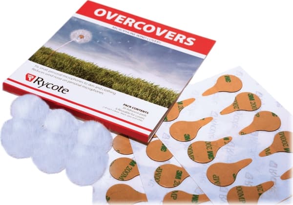 Rycote Rycote Overcovers, White - 6 fur /30 Stickies