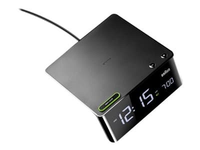 Braun BNC016 - Alarmklokke - kvarts - skrivebord - svart
