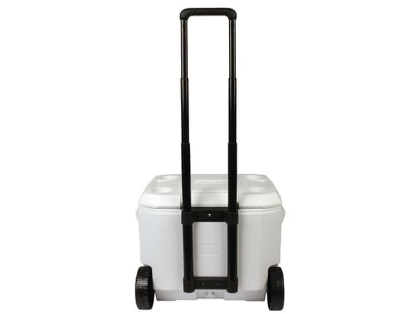 Coleman 50QT Wheeled Xtreme Marine, Valkoinen, Suurtiheyspolyeteeni (HDPE), Polyuretaani (PU), 47 L, 0,33 L, 580 mm