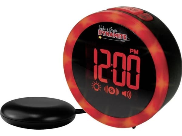 Geemarc JWNS-DYNAMITE_BLK_VD Quartz Alarm Clock Black Alarmtider 1