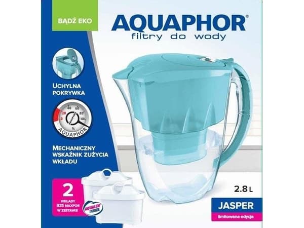 Aquaphor Jasper asurblå filterkanne + 2x innsatser