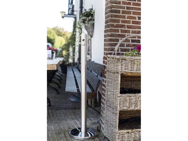 Securit® Fod til Smoker Pole rustfrit stål