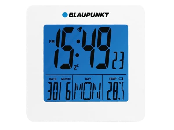 Blaupunkt CL02WH, Hvit, LCD, Blå, AA, 1,5 V, 93 mm