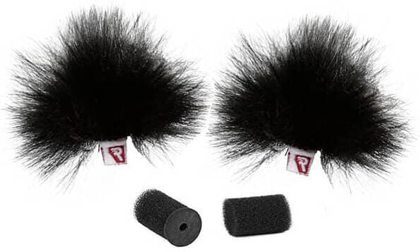 Rycote Rycote Black Ristretto Lavalier Windjammer - pair