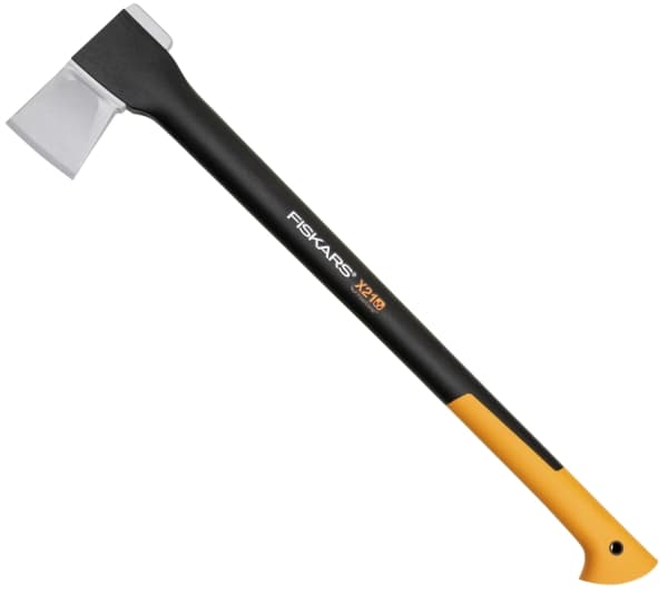 Fiskars 1015642, Yksittäinen kirves, Halkaisukirves, Muovi, 1 kpl, Terästä, Musta, Keltainen