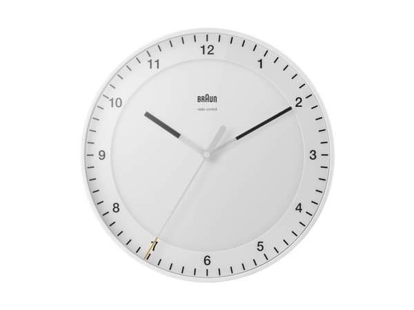 Braun BC 17, Seinä, Mechanical clock, Muu, Valkoinen, Classic, AA