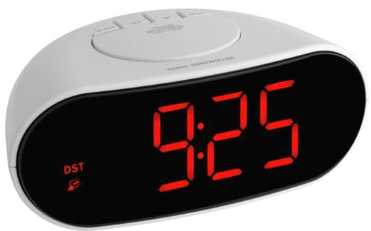TFA® digital radiovekkerklokke 60.2505 sølv