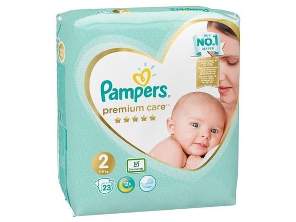 Pampers Pieluchy Premium Care 2, 4-8 kg, 23 szt.