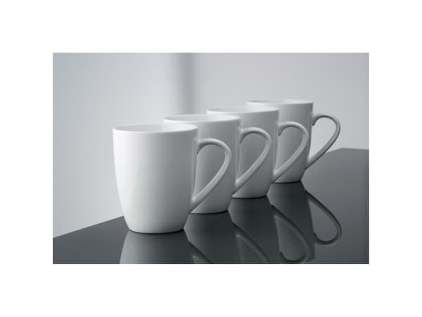 Cafekrus Aida hvid 30 cl - (4 stk.)