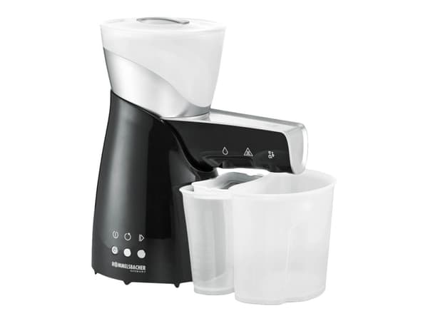 Rommelsbacher Emilio, Musta, Hopea, Pähkinät & siemenet, Kylmäpuristus, 650 W, 230 V, 290 mm