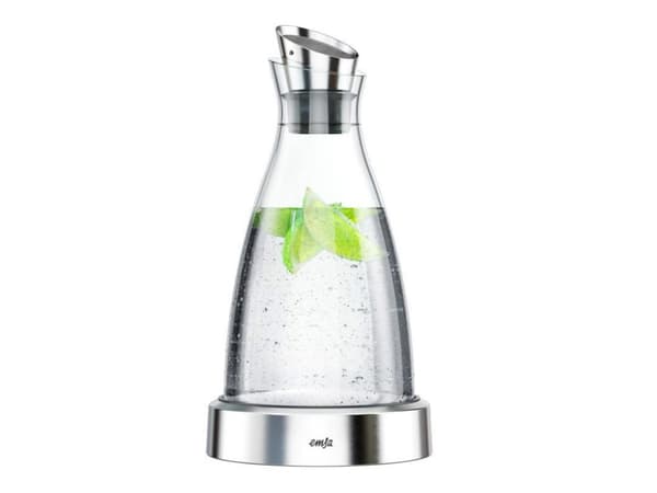 EMSA FLOW - Kjølekaraffel - 1 L - rustfritt stål, glass