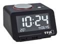 Miniatyrbild 1 av 4: TFA Homtime - Väckarklocka - elektronisk - skrivbord - svart