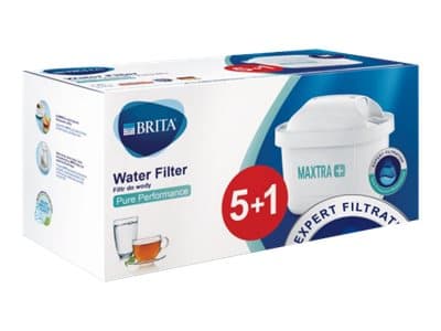 Brita axtra+ Pure Performance 6x Manuellt vattenfilter Vit