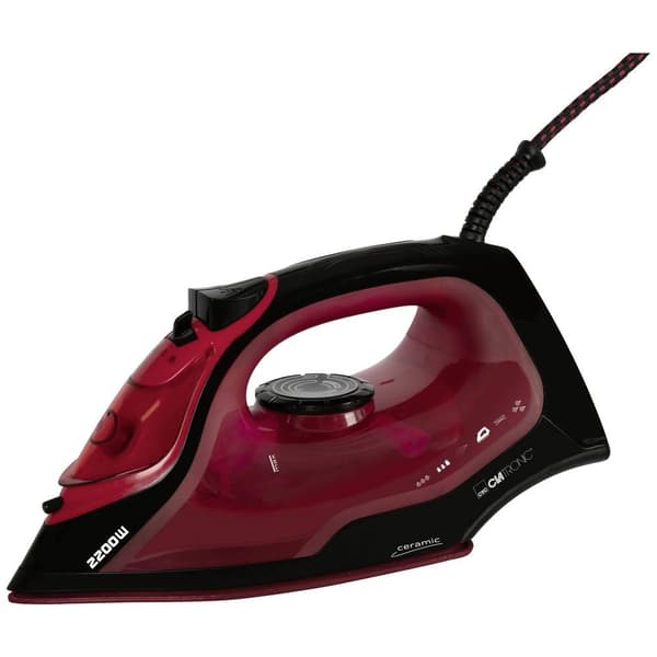 Clatronic DB 3752 Ångstrykjärn Svart, Röd 2200 W