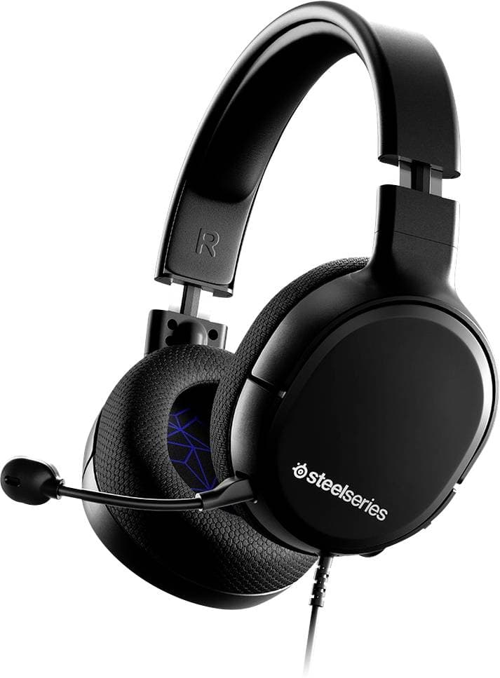Steelseries Arctis 1 Gaming-headset 3,5 mm teleplugg Sladd, Stereo Over Ear Svart