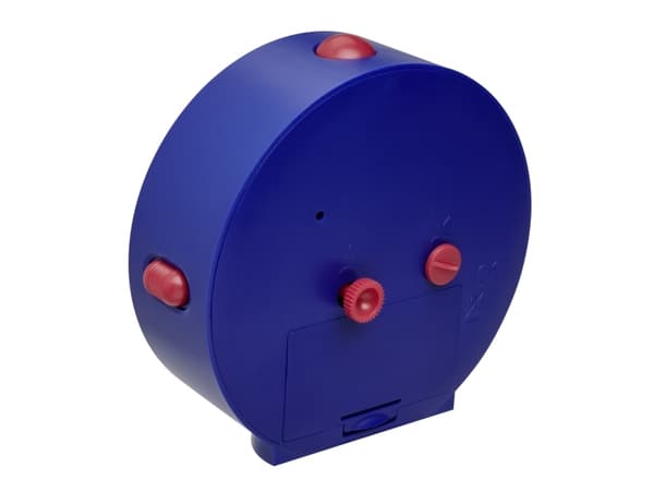 TFA-Dostmann 60.1033.06, Quartz vekkerklokke, Rund, Blå, Plast, 12 timers, Alarm