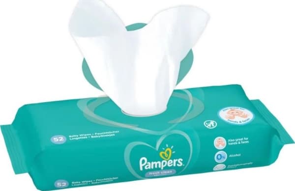Pampers Fresh Clean - Vådservietter til baby -Dermatologisk testet- Allergivenlig - Neutral pH
