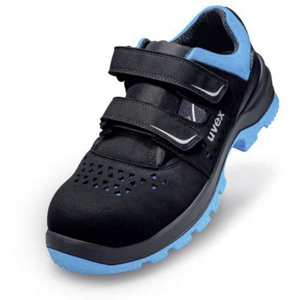 uvex 2 xenova® 9553844 ESD Säkerhetssandaler S1 Skostorlek (EU): 44 Svart, Blå 1 par