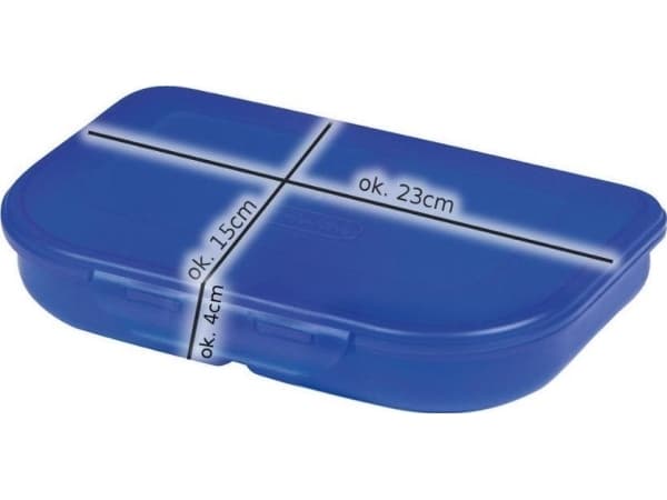 Herlitz 50033225, Lounasrasia, Lapsi, Turkoosi, Yksivärinen, Pyöreä, Poika/tyttö