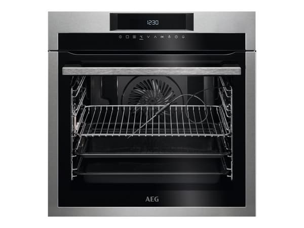 AEG 7000 SenseCook BPE642120M - Ovn - innebygd - fordypning - bredde: 56 cm - dybde: 55 cm - høyde: 59 cm - med selvrens - Klasse A+ - rustfritt stål Rustfritt stål