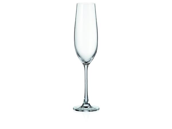Bohemia Verona 1Sg80/260Ml Champagne Flute 6 Pcs