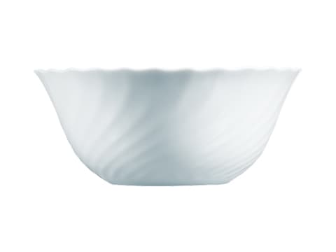 Luminarc Trianon, Salaattikulho, Pyöreä, Keraaminen, Valkoinen, 18 cm, 1 kpl
