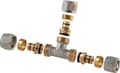 Pikkukuva 2 / 2: TDM BRASS DEMOUNTABLE THREADED TEE 1445E 20X16X16