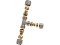 Miniatyrbild 3 av 3: TDM BRASS DEMOUNTABLE THREADED TEE 1445E 20X20X20