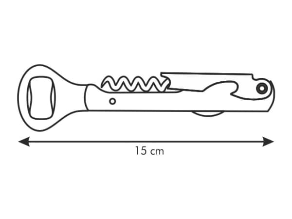 Tescoma 420240, Sommelier-kniv, Rustfritt stål, Rustfritt stål, 150 mm