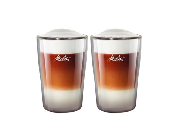 Melitta - Latte Macchiato-glass - 300 ml (pakke med 2)