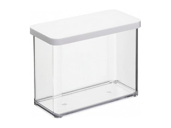 Rotho Loft, Boks, Rektangulær, 2,1 l, Gjennomsiktig, Hvit, Styrenakrylonitril (SAN), Sveitz