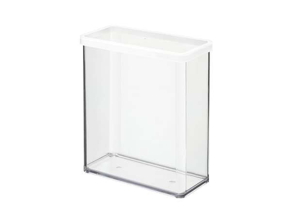 Rotho Loft, Dispenser, Rektangulær, 3,2 l, Gjennomsiktig, Hvit, 200 mm, 100 mm