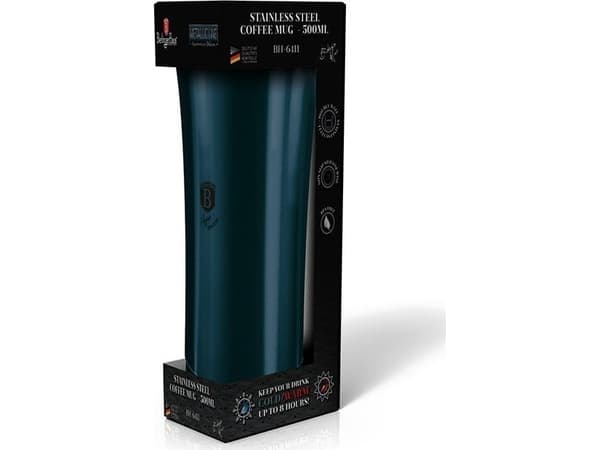 Berlinger Haus Thermal-muki 500ml BERLINGER HAUS BH-6411 AQUAMARINE