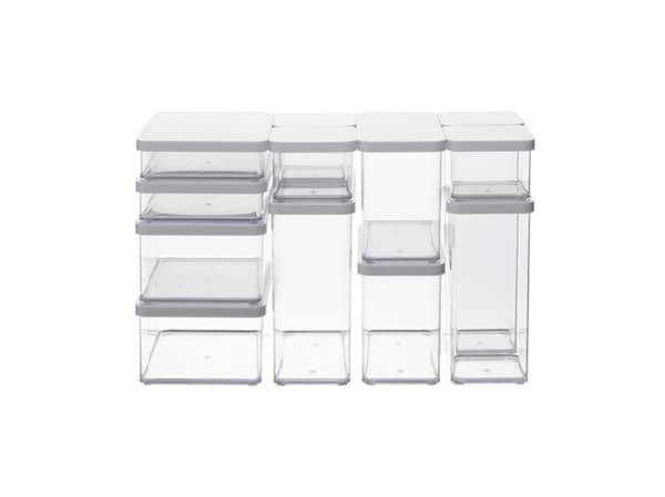 Rotho Loft 11610, Dispenser, Rektangulær, 2,25 l, Gjennomsiktig, Hvit, 200 mm, 150 mm