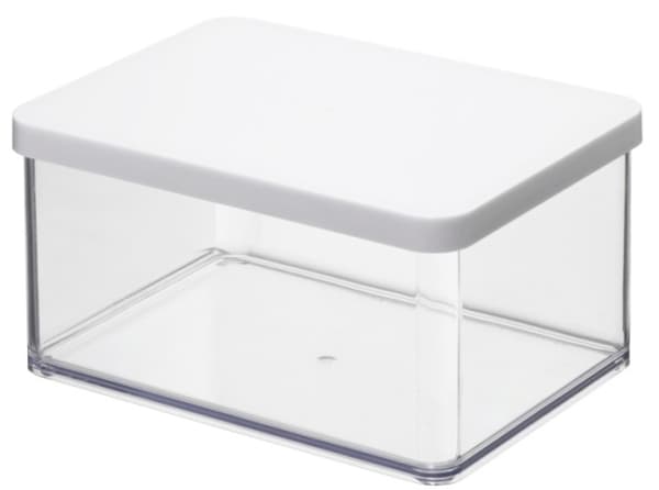Rotho Loft 11610, Dispenser, Rektangulær, 2,25 l, Gjennomsiktig, Hvit, 200 mm, 150 mm