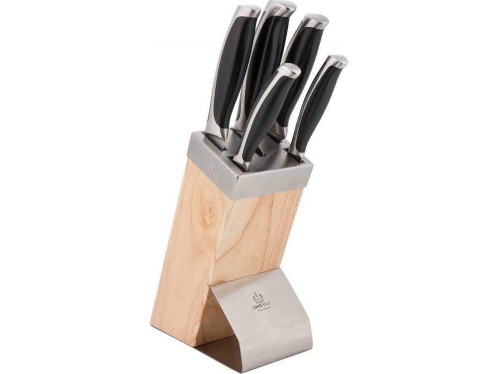 KingHoff KITCHEN KNIVES SET IN KINGHOFF BLOCK KH-3462