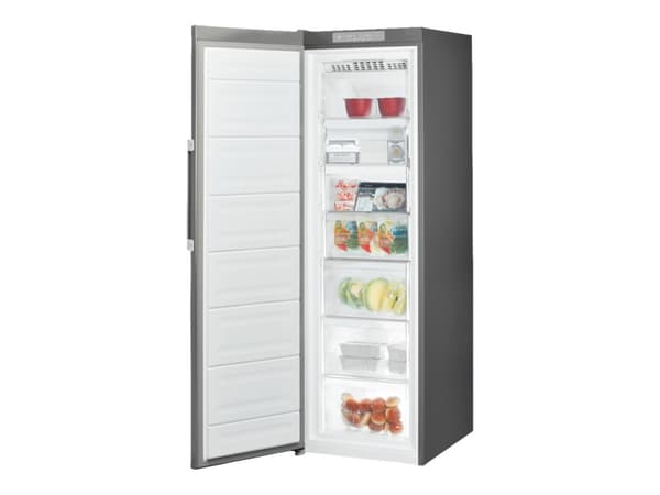 Whirlpool ABSOLUTE UW8 F2Y XBI F 2 - Fryser - stående - bredde: 59.5 cm - dybde: 63 cm - høyde: 187.5 cm - 263 liter - Klasse E - optisk inox