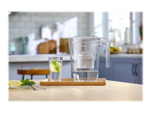 Philips AWP2935WHT/10, Vesikannun suodatin, 2,6 L, Läpinäkyvä, Valkoinen