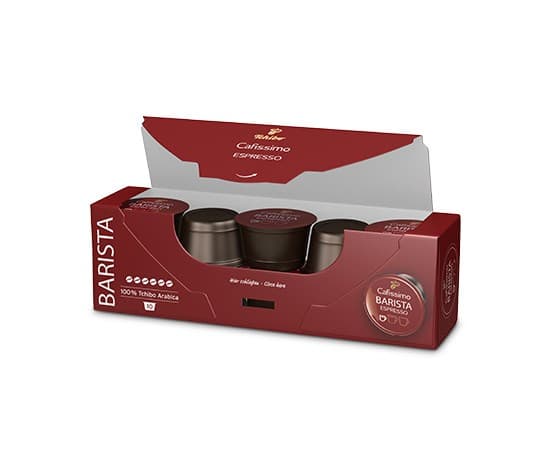Tchibo 504191, Kaffekapslar, Kaffe, Röd, 8 g, 80 g, Låda