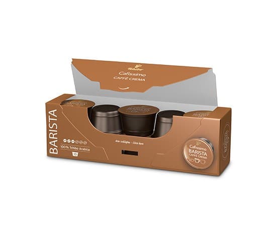 Tchibo 504189, Kaffe kapsyl, Kaffe, 10 kopper, Brun, 8 g, 80 g