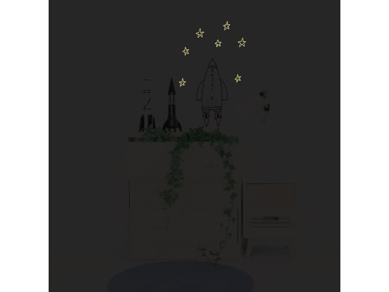 Chispum muursticker - Glow I.t.d. - Switch Rocket