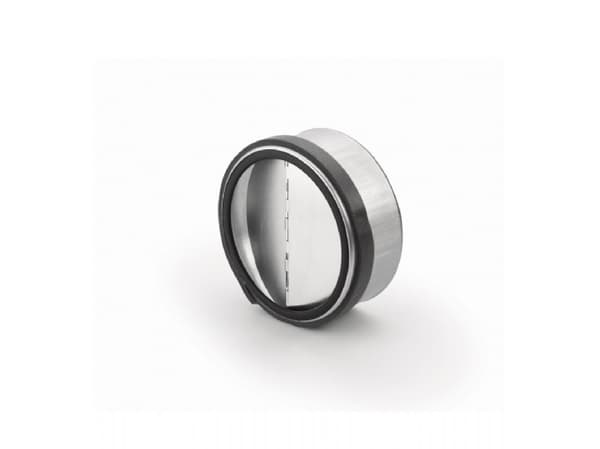 Modtryksspjæld metal m/fjeder Ø 150mm.