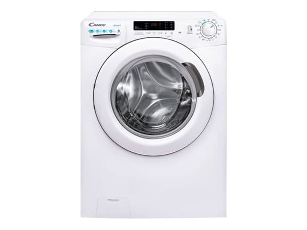 Candy SMART CSWS 4852DWE/1-S - Vaskemaskin/tørker - bredde: 60 cm - dybde: 53 cm - høyde: 89 cm - frontileggelse - 8 kg - 1400 rpm - hvit
