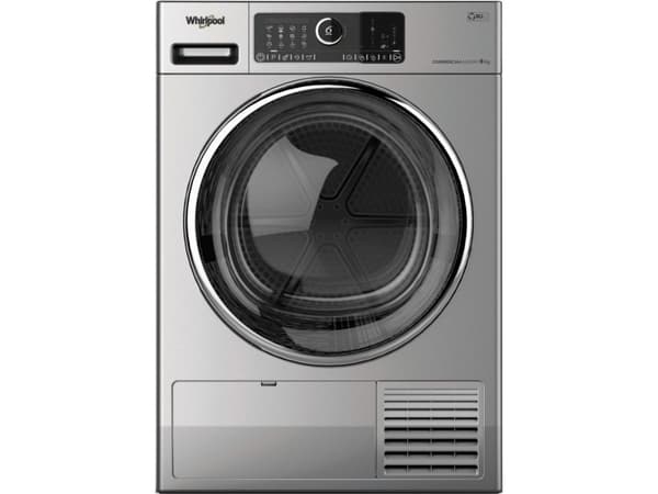 Whirlpool AWZ 8HPS/PRO, Fristående, Frontmatad, Värmepump, Silver, Rotations-, Röra, Höger